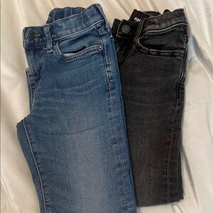 Boys Blue and Black Grayish Denim Jeans